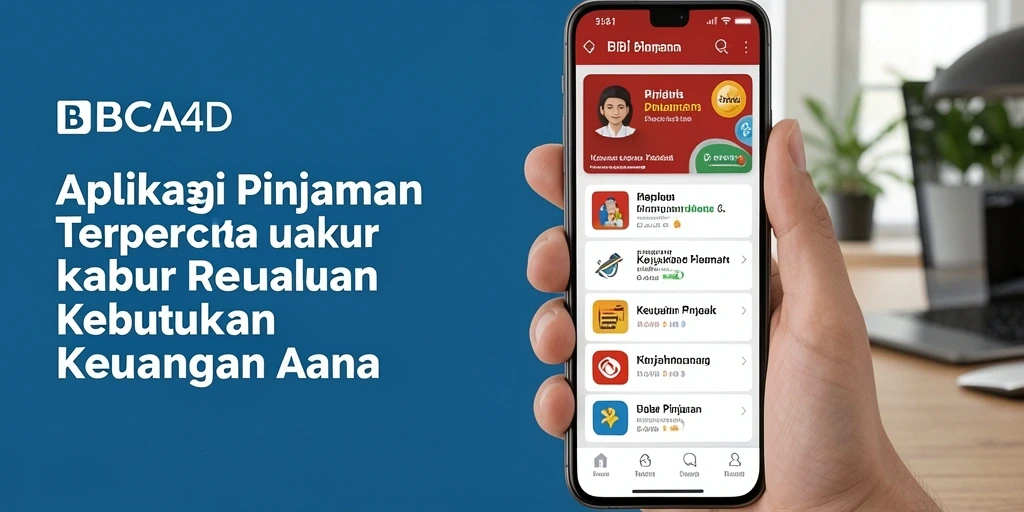 Antarmuka pengguna BBCA4D yang menarik dan intuitif untuk pinjaman