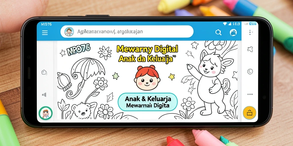 Tampilan antarmuka aplikasii MPO76 yang menarik dan interaktif.